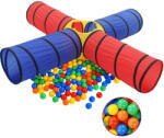  Cort de joacă pentru copii cu 250 bile, multicolor (3107709)
