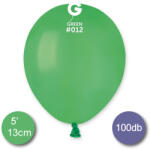 Gemar Pasztel, zöld lufi, 100 db GÖMB, d13cm (A50)