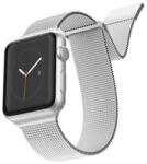 Swissten Curea ceas Mesh Swissten pentru Apple Watch 38-40 mm Argintiu - contakt