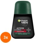 Garnier Men Action Control 96h roll-on 3x50 ml