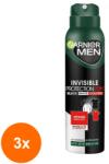 Garnier Men Invisible Black White Colors 72h deo spray 3x150 ml
