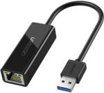UGREEN Placa de retea ADAPTOR RETEA Ugreen, "CR111" USB to Gigabit LAN Adapter, LED, negru "20256" (include TV 0.18lei) - 6957303822560 (20256) - pcone