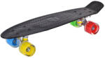 ENERO Pennyboard ENERO 56cm cu roți cu LED, BLACK RAINBOW Skateboard