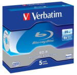 Verbatim BD-R SL (pachet de 5) Blu-Ray / Jewel / 6x / 25GB (43715)