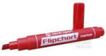 Centropen Marker Centropen 8560 pentru Flipchart vârf roșu de pană 1-4, 6 mm