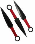 Foxter Set de cuțite de aruncat cu mâner împletit, 17, 5 cm 3 buc