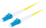 Lanberg patch cord optic SM LC/UPC-LC/UPC simplex 1m LSZH G657A1 diametru 3mm, culoare galbenă (FO-LULU-SS11-0010-YE)