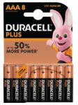 Duracell MN2400B8 Duracell Plus AAA Pachet de 8 baterii Duracell Plus AAA (MN2400B8) Baterii de unica folosinta
