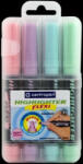 Centropen Highlighter Centropen 8542/4 Highlighter Flexi Soft pastel 4 culori vârf tip pană 1-5mm (8542)