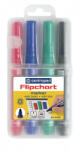 Centropen Marker Centropen 8550/4 pentru Flipchart 4 culori vârf cilindric 2, 5 mm (2010200165)