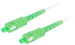 Lanberg Cablu optic de conectare LANBERG SM SC/APC-SC/APC simplex 20m LSZH G657A2 diametru 3mm, culoare albă (FO-SASA-SS21-0200-WH)
