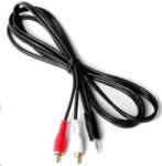 PremiumCord Cablu Jack 2.5mm stereo - 2x Cinch M 2m (kjack2cin)