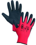CXS Mănuși acoperite ALVAROS, roșu-negru, mărimea 10 (3410-002-260-10)