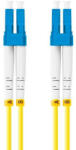 Lanberg patch cord optic SM LC/UPC-LC/UPC duplex 1m LSZH G657A1 diametru 3mm, culoare galbenă (FO-LULU-SD11-0010-YE)