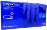 Mercator Medical NITRYLEX BASIC - Mănuși din nitril (fără pulbere) albastru închis, 100 buc, S
