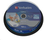 Verbatim BD-R SL Datalife (pachet de 10) Blu-Ray / Spindle / 6x / 25 GB Wide Printable (43804)