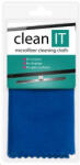Clean IT Laveta de curatat din microfibra, mare 42x40 cm albastra (CL-700)
