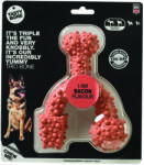 Tasty Bone - Trio cub de nylon pentru câini de talie mare - Bacon (820086)