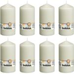 Bolsius Pillar candle ivory 8 pcs (428084)