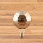 GLOBO E27 LED fényforrás, 8, 5W, 280lm, candelight, füstszínű üveg (11404FS)