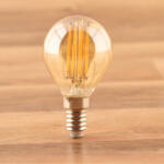 GLOBO E14 LED fényforrás, 4W, 350lm, candlelight, borostyán (10589AK)