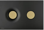 Alcadrain Clapetă de acționare, Alcadrain, Dot. Dot. , cu două volume, negru mat/auriu mat (M1978-7)