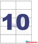 Bluering Etikett címke, 105x57mm, 10 címke/lap Bluering® (BRET116)