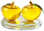  2 mere suport aromaterapie, remediu de armonie în relații, cristal k9 galben 12 cm