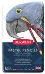 Derwent pasztell ceruza készlet/12 db-os készlet fémdobozban