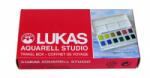  Lukas Studio akvarell festék készlet/12x2ml műanyag doboz Travel boksz