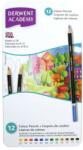 Derwent Academy Colouring színes ceruza készlet/12 db-os készlet fémdobozban