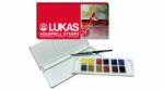  Lukas Studio akvarell festék készlet/12x2ml műanyag doboz Travel boksz ecsettel