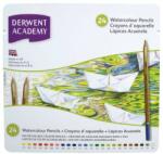 Derwent Academy Watercolour akvarell ceruza készlet/24 db-os készlet fémdobozban