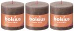 Bolsius Shine taupe 3 pcs (440875)