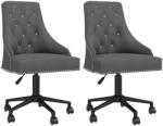 vidaXL 2 buc gri închis 3093066