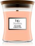 WoodWick Yuzu Blooms lumânare parfumată cu fitil din lemn 275 g