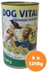 DOG VITAL konzerv nyúl, szív 6x1240g