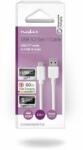Nedis Cablu USB | USB 3.2 Gen 1 | Conector USB-A | Conector USB-C | 60 W | 5 Gbps | Nichelată | 2.00 m | Rotund | PVC | Alb | Cutie (CCGW61600WT20)