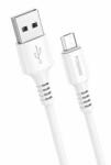Foneng Cablu USB - Micro USB Foneng Foneng, încărcare rapidă X85 3A, 1 m, alb (X85 Micro) (X85 Micro)