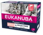 EUKANUBA Grain Free Senior macskapástétom Lazac 12 x 85 g