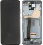 Samsung GH82-22327A Gyári Samsung Galaxy S20 Ultra OLED kijelző érintővel Szürke kerettel előlap (GH82-22327A)