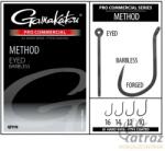Gamakatsu Method A1 PTFE Barbless Méret: 14 - Gamakatsu Szakáll Nélküli Feeder Horog (185246-1400)