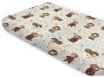  Baby Shop 60*120 cm pamut, gumis lepedő - Maci a holdon