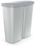 Prosperplast Szemetes DUO szürke, 50 l, szürke