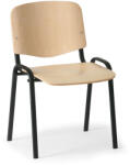  ISO fa szék - fekete lábak, bükkfa