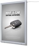 Jansen Display Kültéri LED információs vitrin 100 x 140 cm - T típusú, alumínium