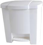 Merida Lábpedállal nyitható szemetes 28 l, fehér