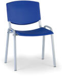  Design konferencia szék - szürke lábak, kék