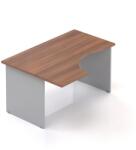 Rauman Visio LUX ergonomikus asztal 136 x 100 cm, bal, dió - rauman - 153 390 Ft
