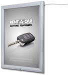 Jansen Display Kültéri LED információs vitrin 70 x 100 cm - T típusú, alumínium